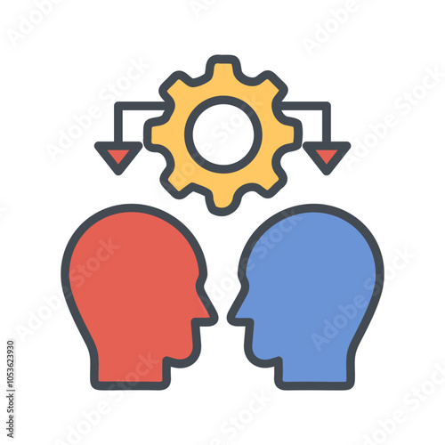 Conflict Management Vector Icon