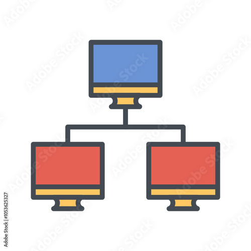 News Network Vector Icon