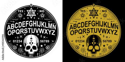 vintage aesthetic ouija board