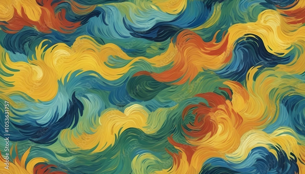 Obraz premium abstract, wallpaper, waves, brushstrokes, flow, texture, movement, fluid, pattern, swirls, organic, art, dynamic, background, painting, modern, seamless, energy, artistic, decor, wall, harmony, smooth