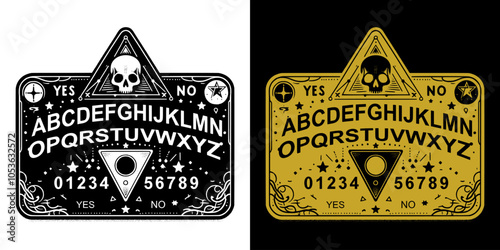 celestial occult ouija board
