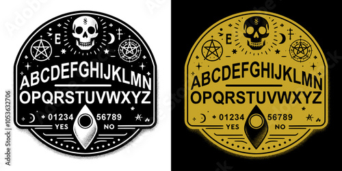 artistic gothic ouija board