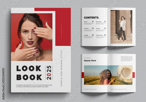 Lookbook magazine template