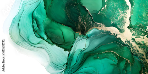 abstract green liquid background with high resolution