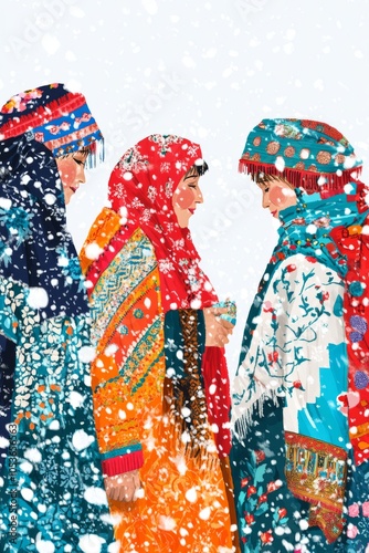 Tajikistan Winter Garments: Navruz Celebration photo