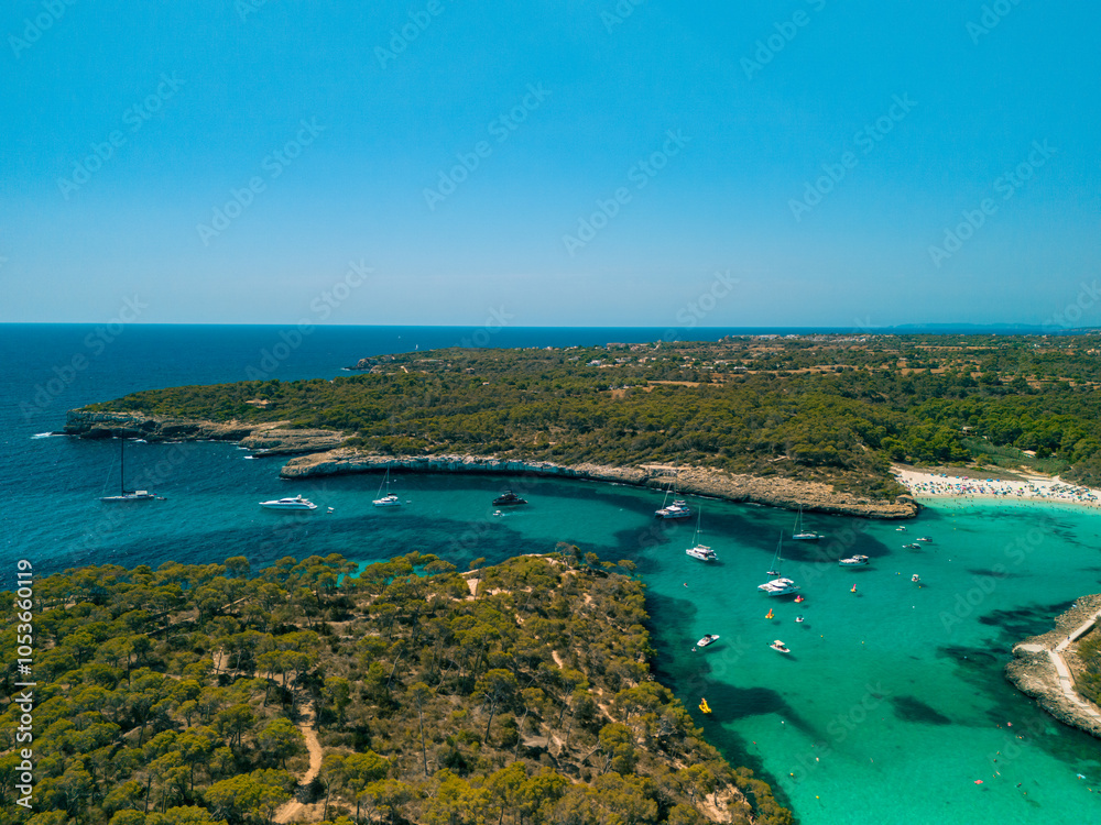 Obraz premium Beach & Sea of Mallorca, Mediterranean Sea Spain