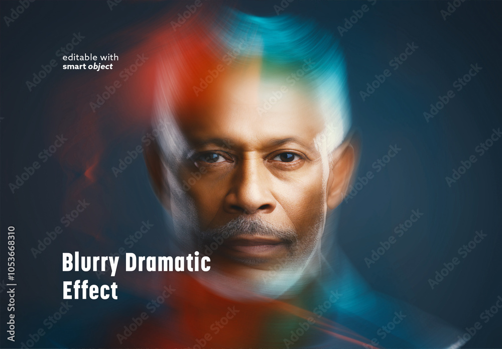 Dramatic Effects Simple Blurry Dramatic Effect Stock Template | Adobe Stock