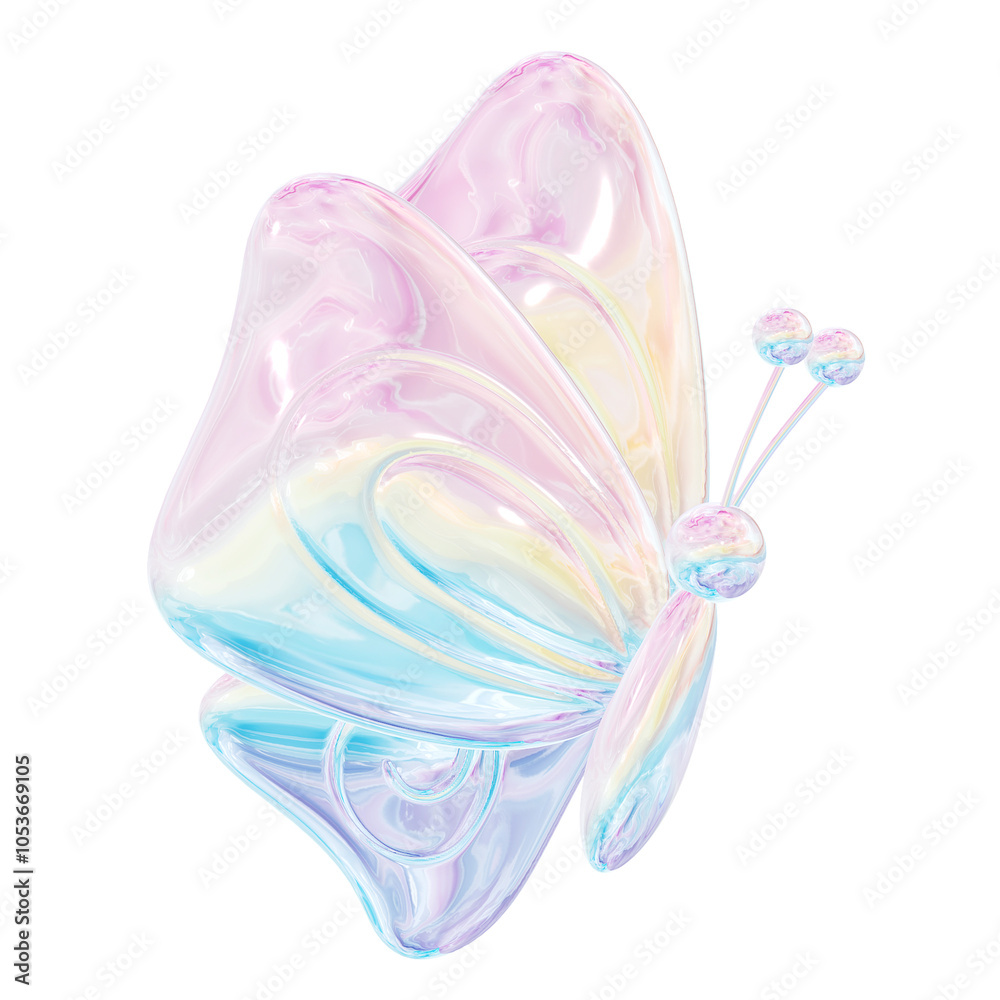 3D Pastel Rainbow Marble-Effect Shapes 3D Pastel Rainbow Marble-Effect Shapes