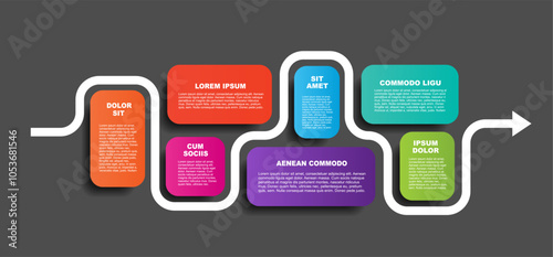 Infographic design template with place for your data. Vector illustration.