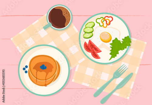 Tasty breakfast
