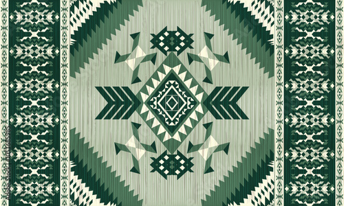 American tribal ethnic native pattern.Traditional Navajo,Aztec,Apache,Southwest and Mexican style fabric pattern.Abstract vector motifs pattern.For fabric,clothing,blanket,carpet,woven,wrap,decoration