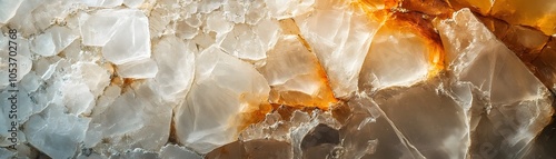 A Close-Up of a Smoky Quartz Crystal's Faceted Surface photo