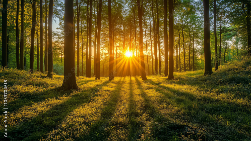 Obraz premium 自然と夕暮れ