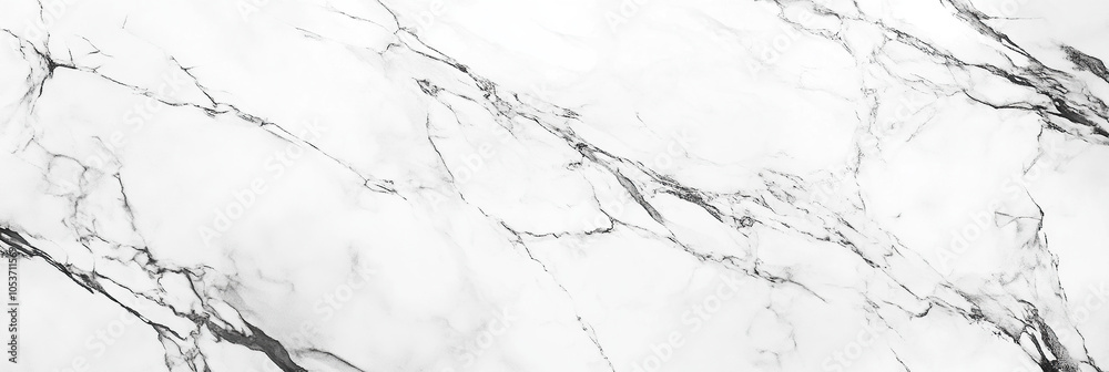 Fototapeta premium High-Resolution White Marble Surface with Natural Veining