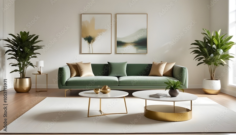 Fototapeta premium modern living room