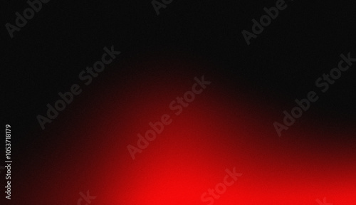 Black and red light effect leak flash noise grain texture abstract blur gradient dark retro background banner wallpaper photo