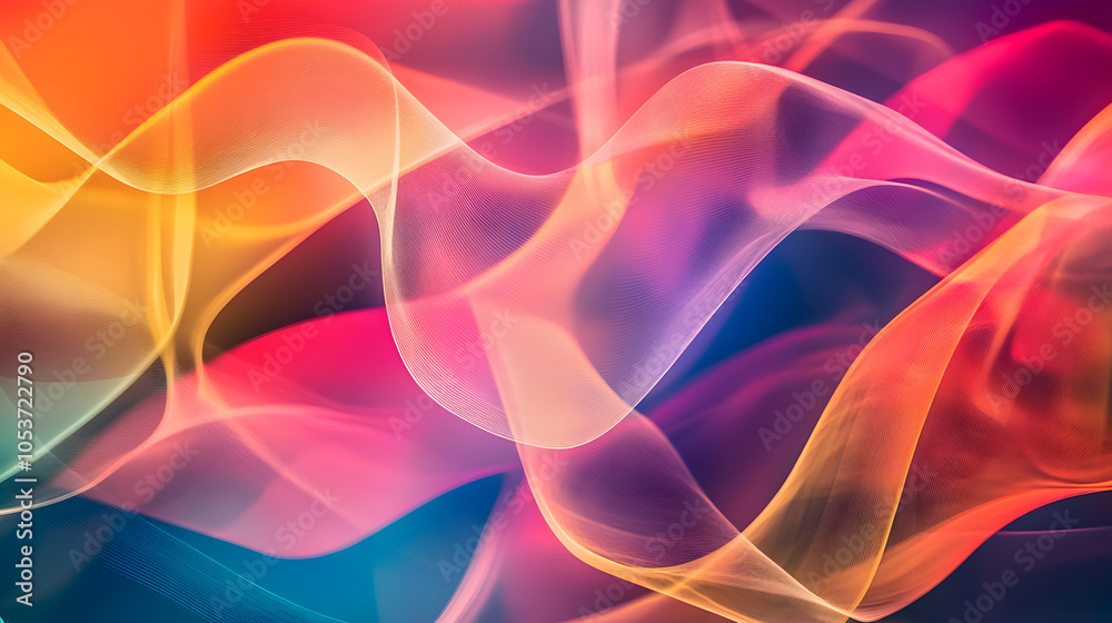 Obraz premium Dynamic Abstract Geometric Pattern Background