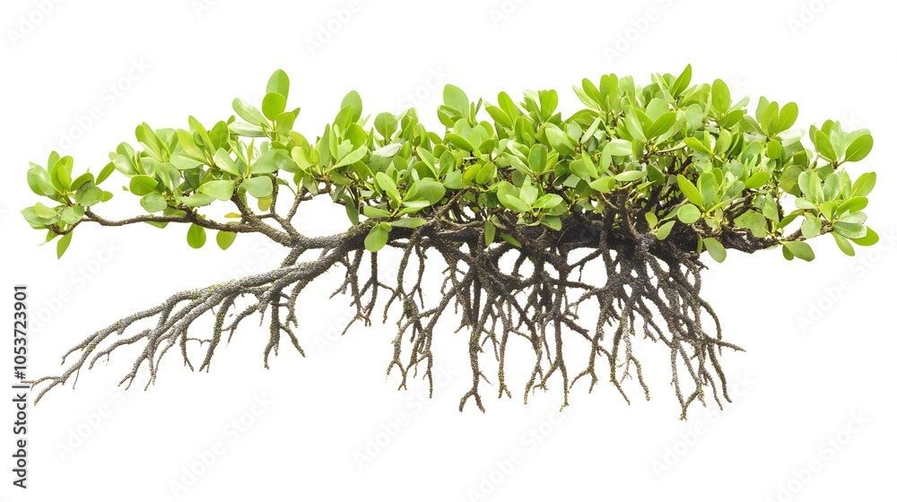 custom made wallpaper toronto digitalLush Mangrove Plant with Complex Root System in Natural Environment