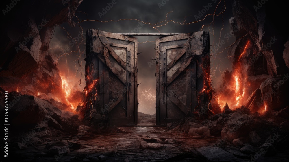Obraz premium Eerie Gateway to Chaos