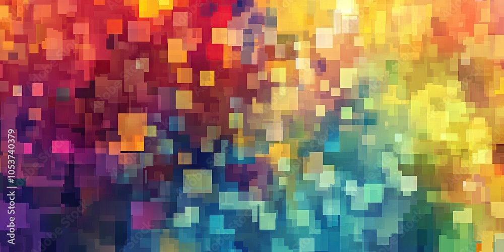 Abstract background with a color palette of different shades and shapes Abstract background with a color palette of different shades and shapes