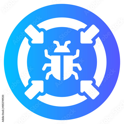 bug gradient icon