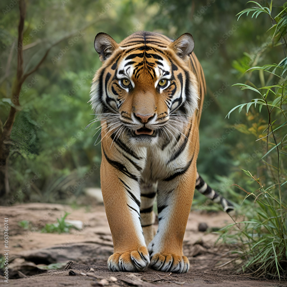 Obraz premium tiger in the zoo