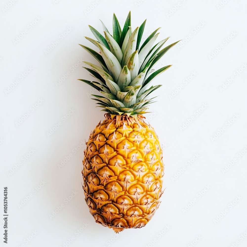 Fototapeta premium pineapple on a white background