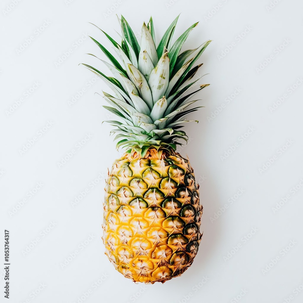 Fototapeta premium pineapple on a white background
