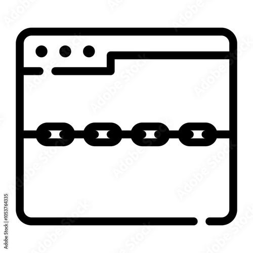 ransomware line icon