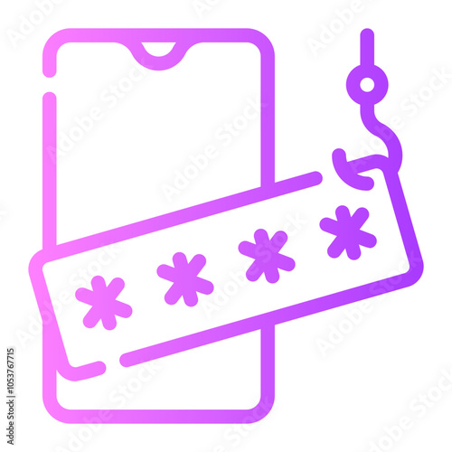 phishing gradient icon