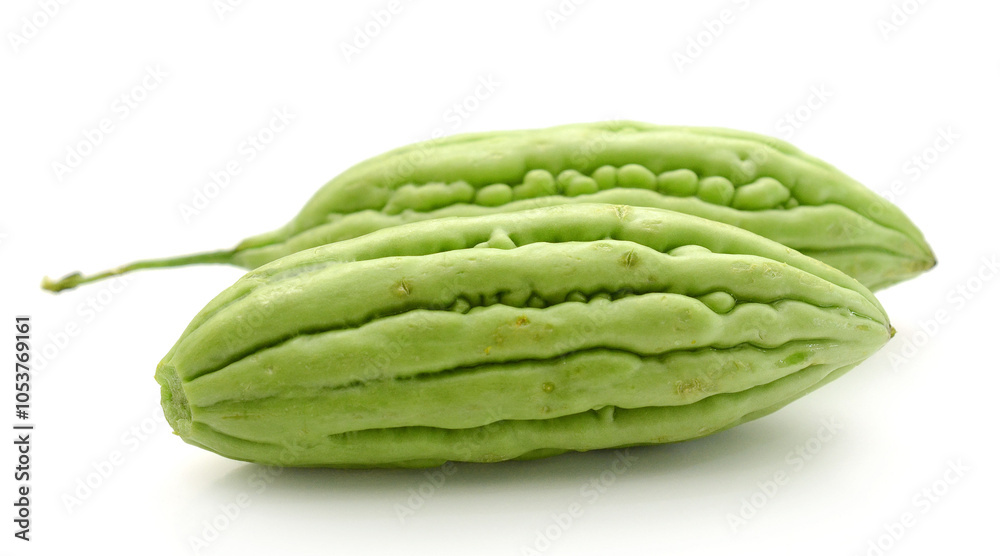 Green Bitter Gourd - stock photo
Green Bitter Gourd - stock photo