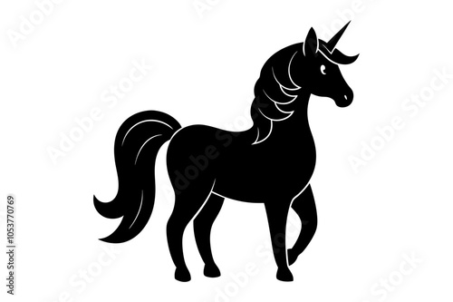 Unicorn Silhouette Art