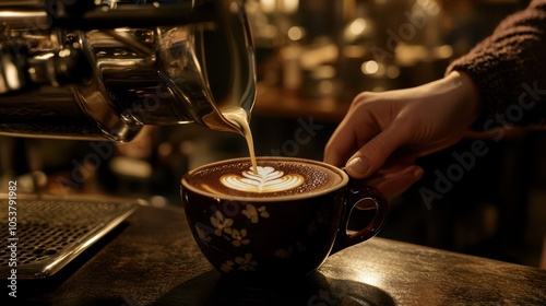 The Coffee Cup Being Poured photo