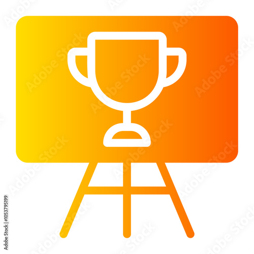 winning gradient icon