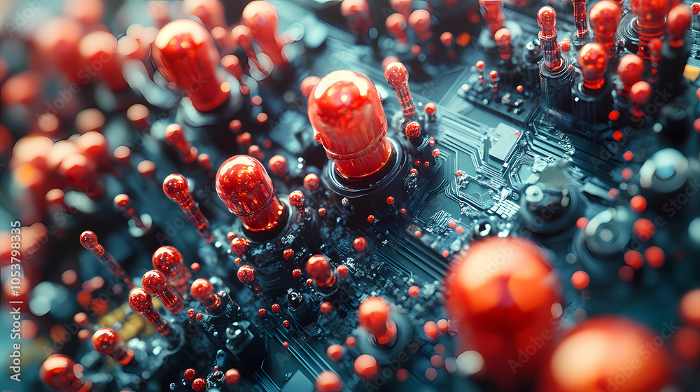 Abstract sci-fi style background image,Modern sci-fi science image Abstract sci-fi style background image,Modern sci-fi science image