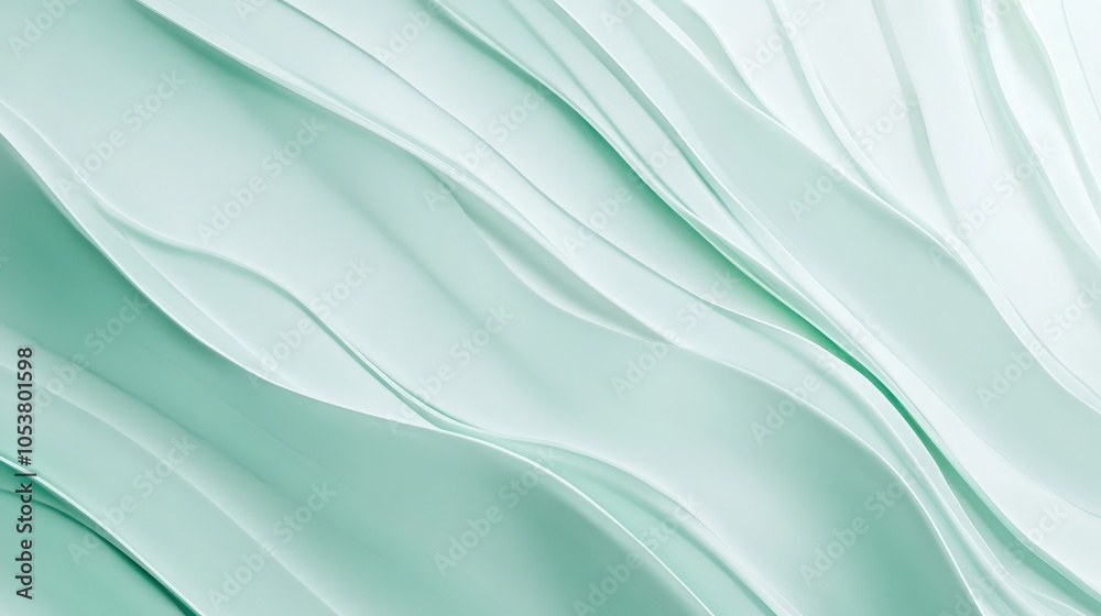 Obraz premium A collection of mint-colored backgrounds in various styles, from smooth gradients to textured patterns, creating a fresh, clean look with subtle shading and soft lighting.