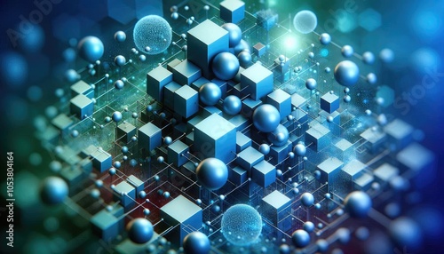 High-Quality Abstract Visuals Representing Machine Learning and Neural Networks - Futuristic Digital Art for AI, Deep Learning, Data Processing, and Advanced Technology Concepts
