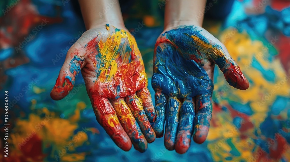 Hands Of Man Artist Making Art Process Of Creating Masterclass For Kids Hands Of Man Artist Making Art Process Of Creating Masterclass For Kids