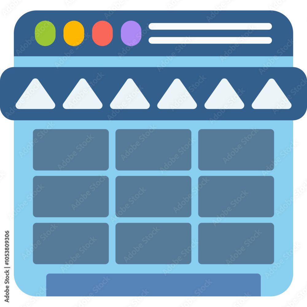Obraz premium Navigation Bar Icon