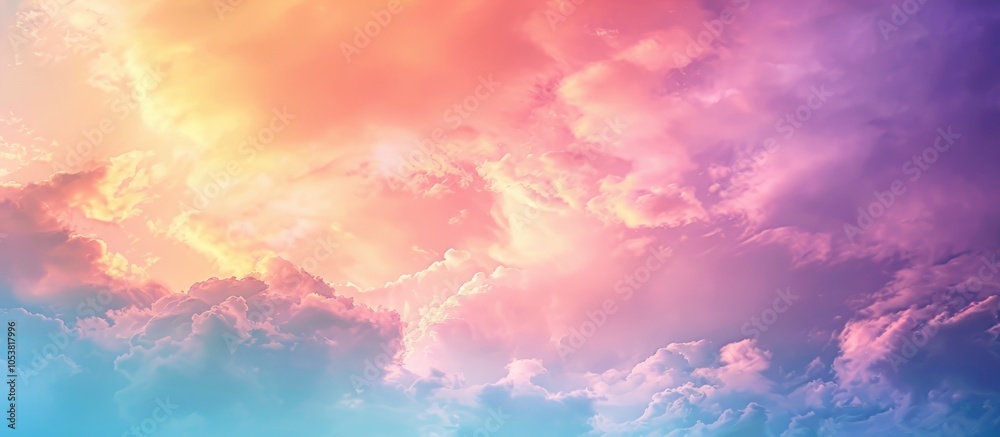Natural Background Of The Colorful Sky And Cloud During The Time Sunrise And Sunset Natural Background Of The Colorful Sky And Cloud During The Time Sunrise And Sunset