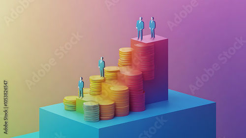  Incentive structure visual showing tiers of rewards for high performers1 photo