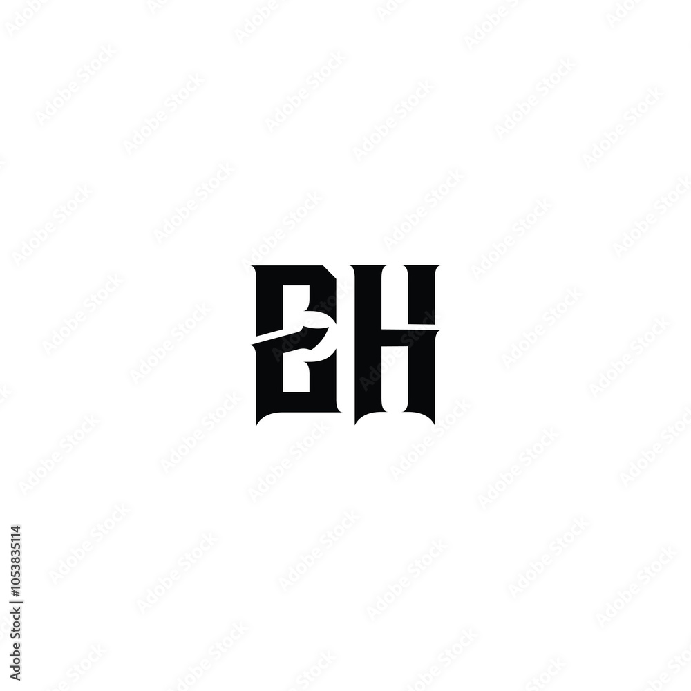 EH monogram logo design letter text name symbol monochrome logotype alphabet character simple logo EH monogram logo design letter text name symbol monochrome logotype alphabet character simple logo
