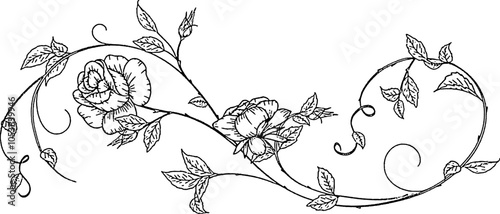 Rose Garden Rustic Style florals