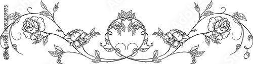 Rose Garden Rustic Style florals