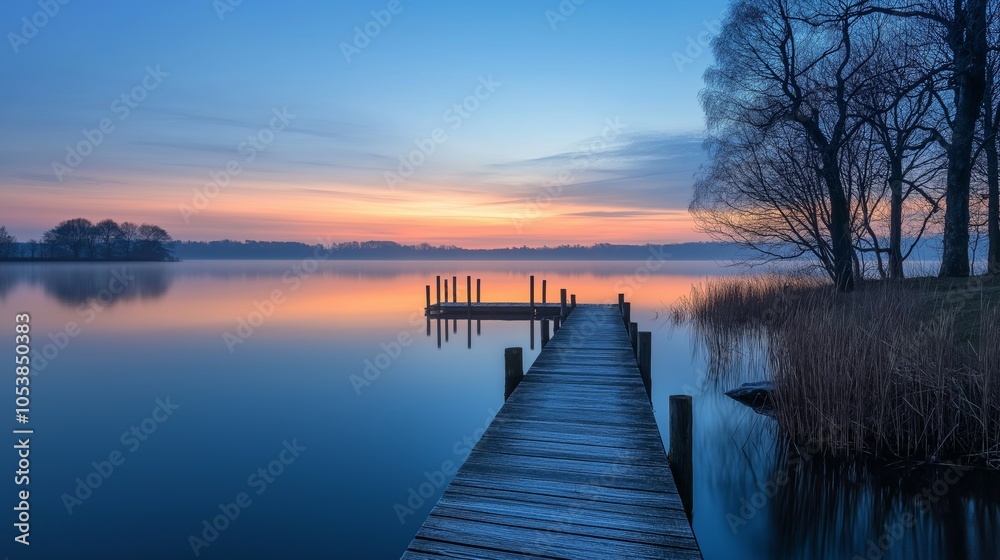 Fototapeta premium Watercolor Dreams by the Shore