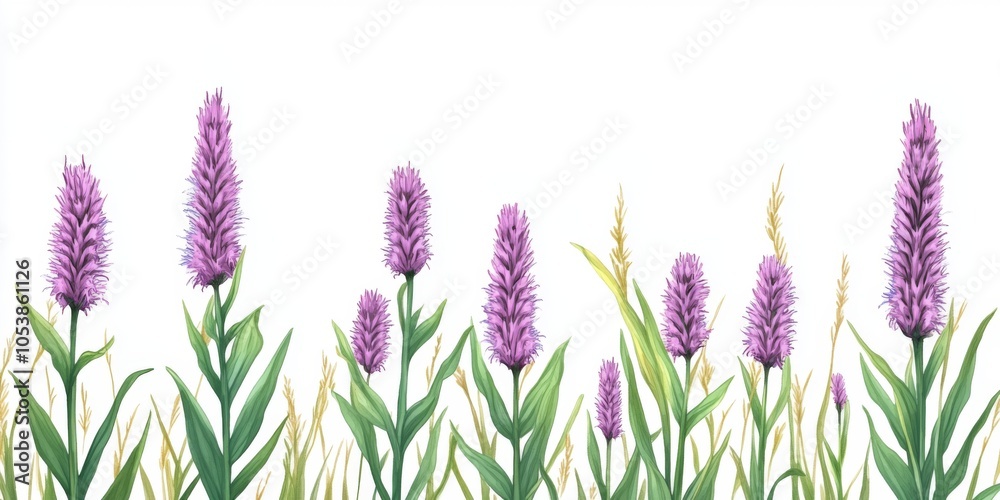 Naklejka premium Liatris spicata