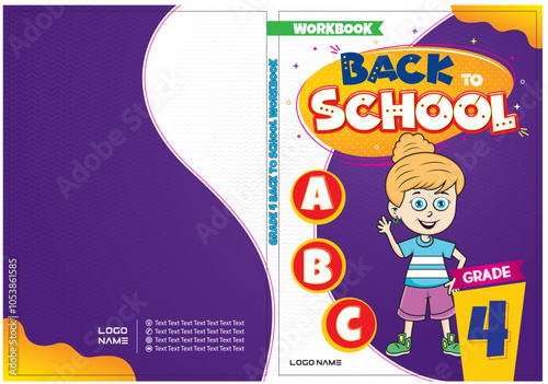 Adapted cover designs for primary school books