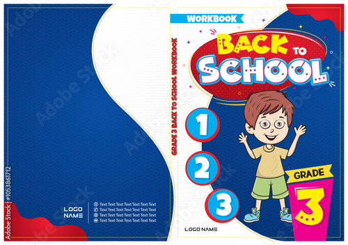 Adapted cover designs for primary school books