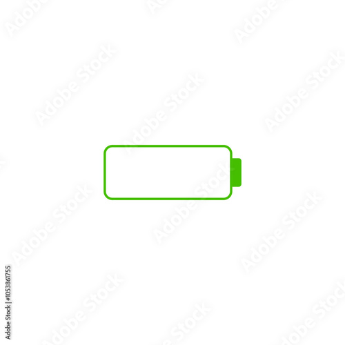 Empty Battery Icon vector