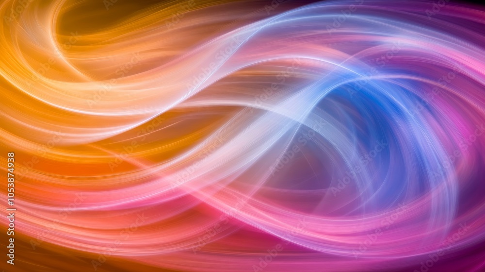 A Vibrant Dance of Color and Motion in the Dark Abyss A Vibrant Dance of Color and Motion in the Dark Abyss